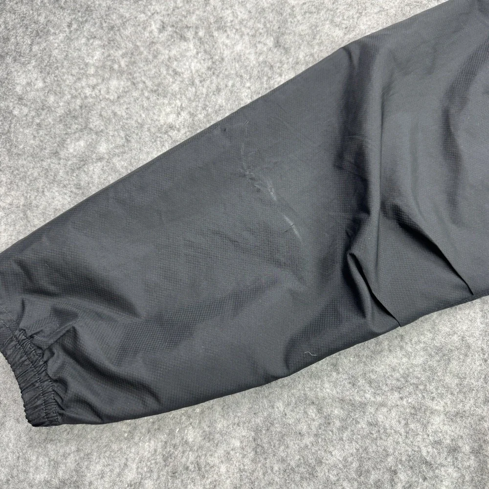 Zero Restriction Mens Jacket Medium Black Golf Tour Series Pullover 1/2 Zip Wind